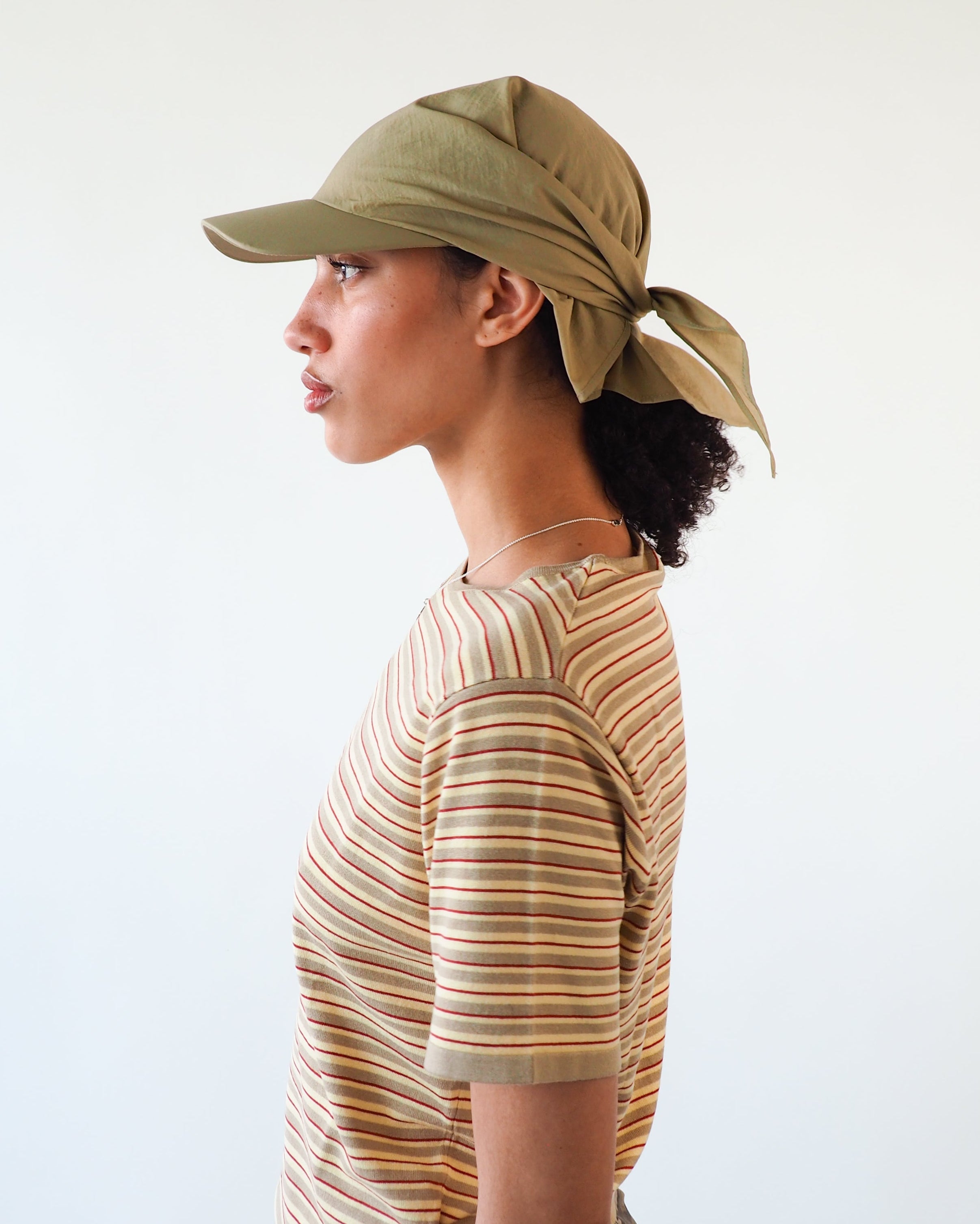 Brim Scarf in Beige Nylon - CLYDE