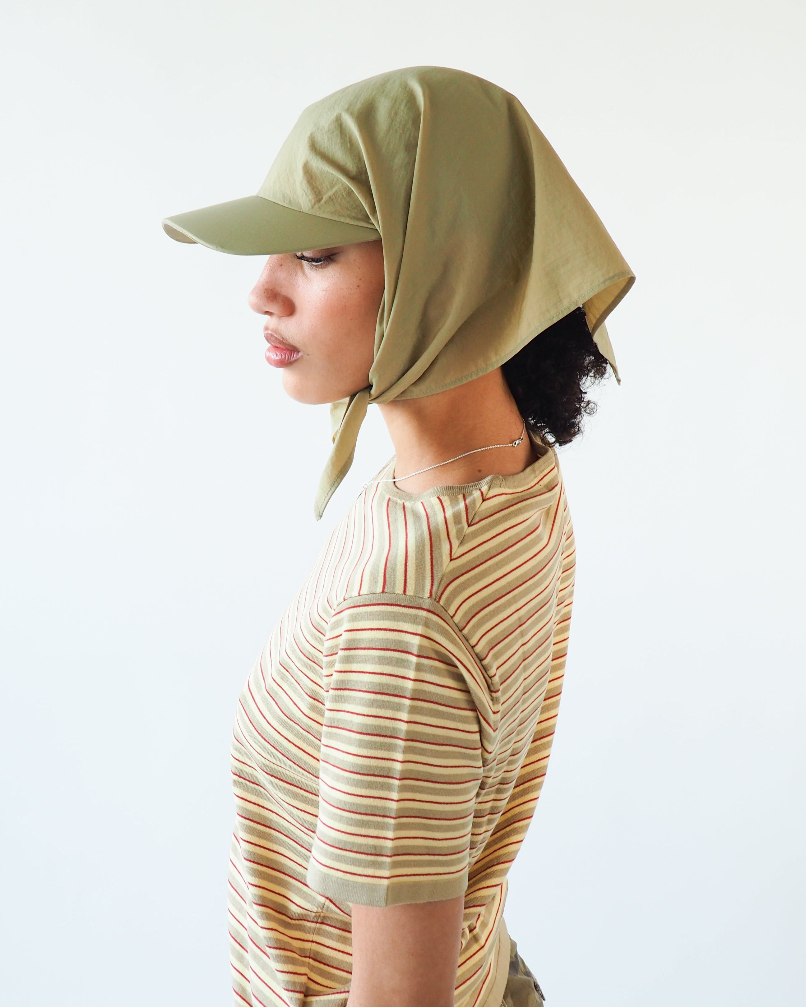 Brim Scarf in Beige Nylon - CLYDE