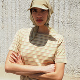 Brim Scarf in Beige Nylon - CLYDE