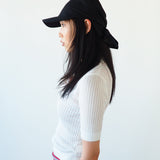 Brim Scarf in Black Nylon - CLYDE