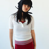 Brim Scarf in Black Nylon - CLYDE