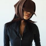 Brim Scarf in Brown - CLYDE