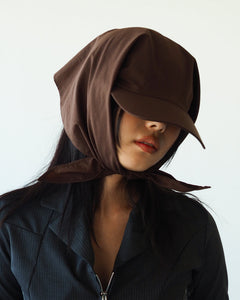 Brim Scarf in Brown - CLYDE