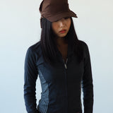 Brim Scarf in Brown - CLYDE