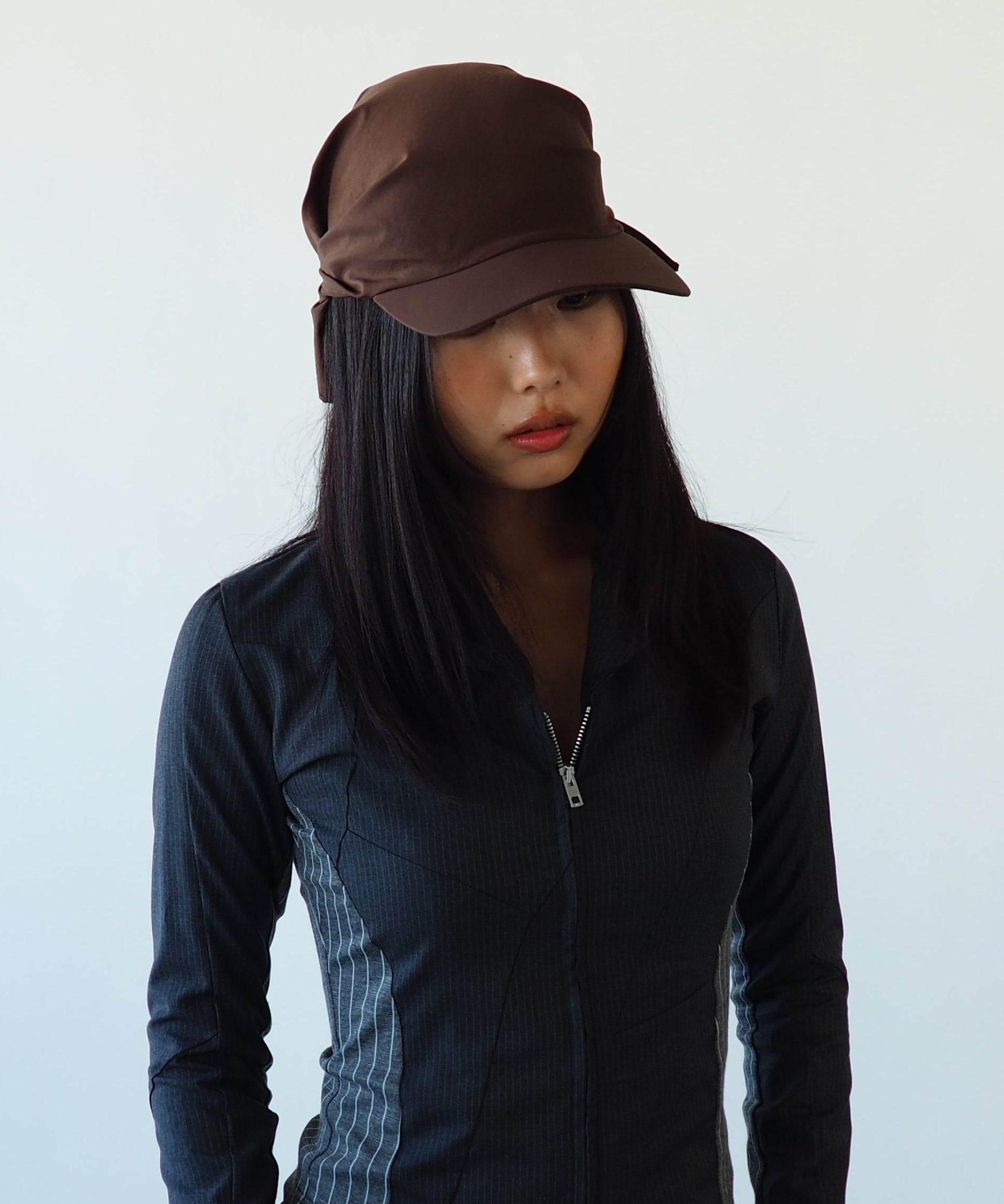Brim Scarf in Brown - CLYDE