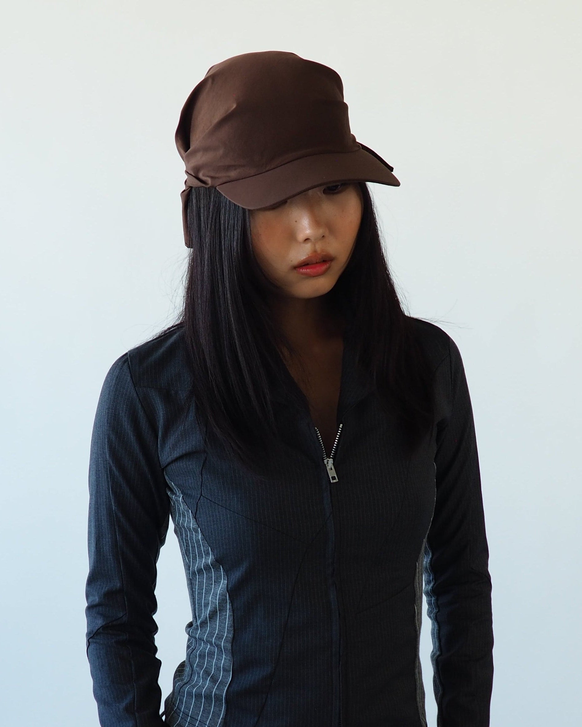 Brim Scarf in Brown - CLYDE