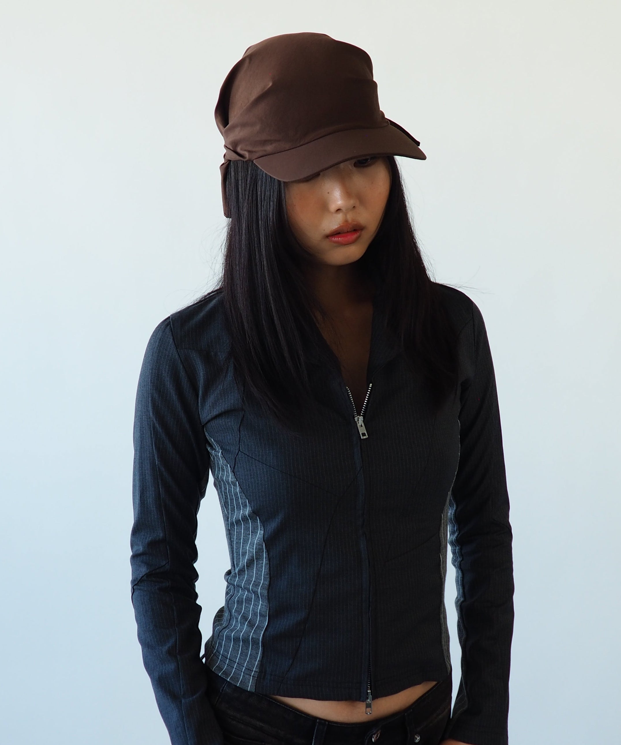 Brim Scarf in Brown - CLYDE