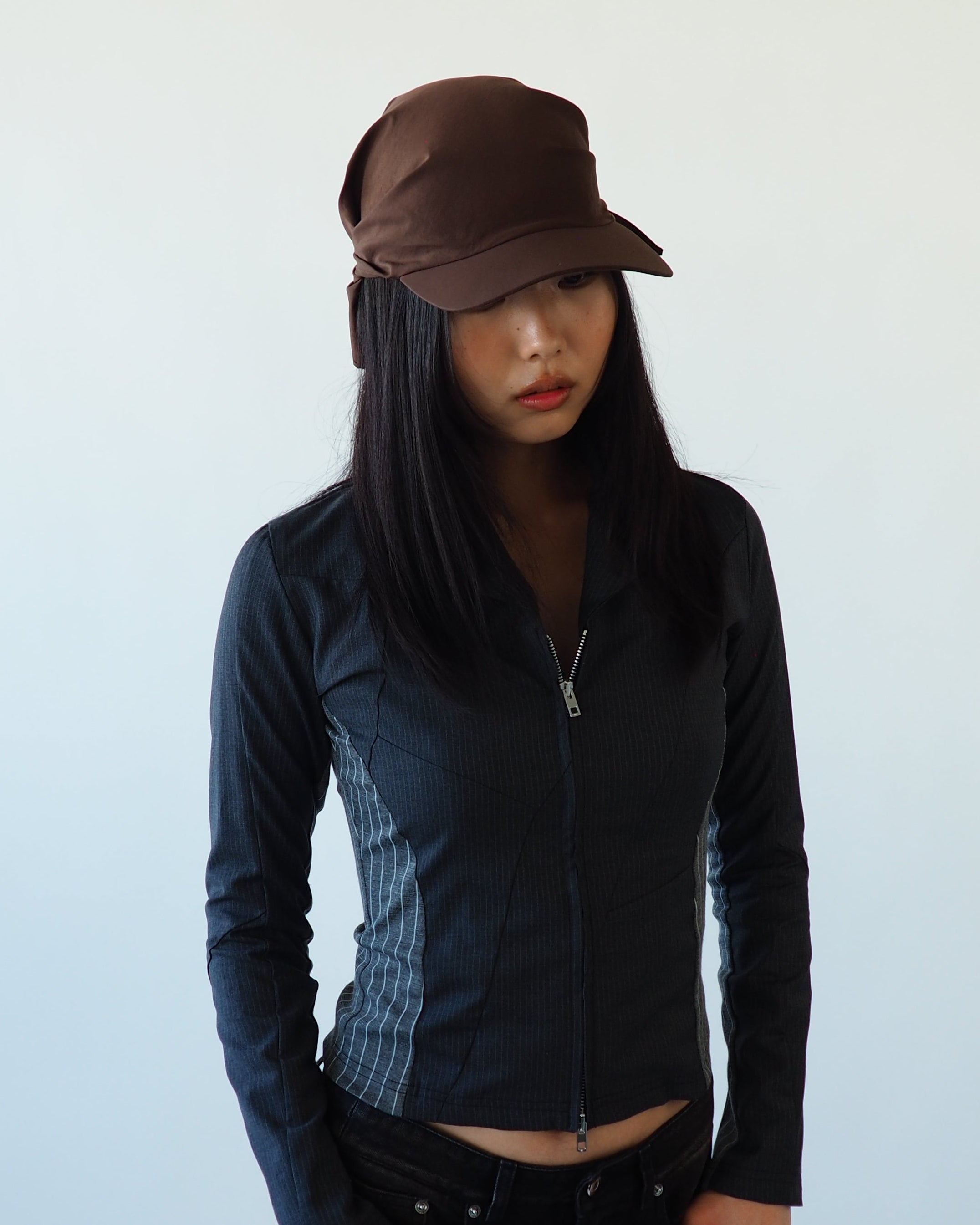 Brim Scarf in Brown - CLYDE