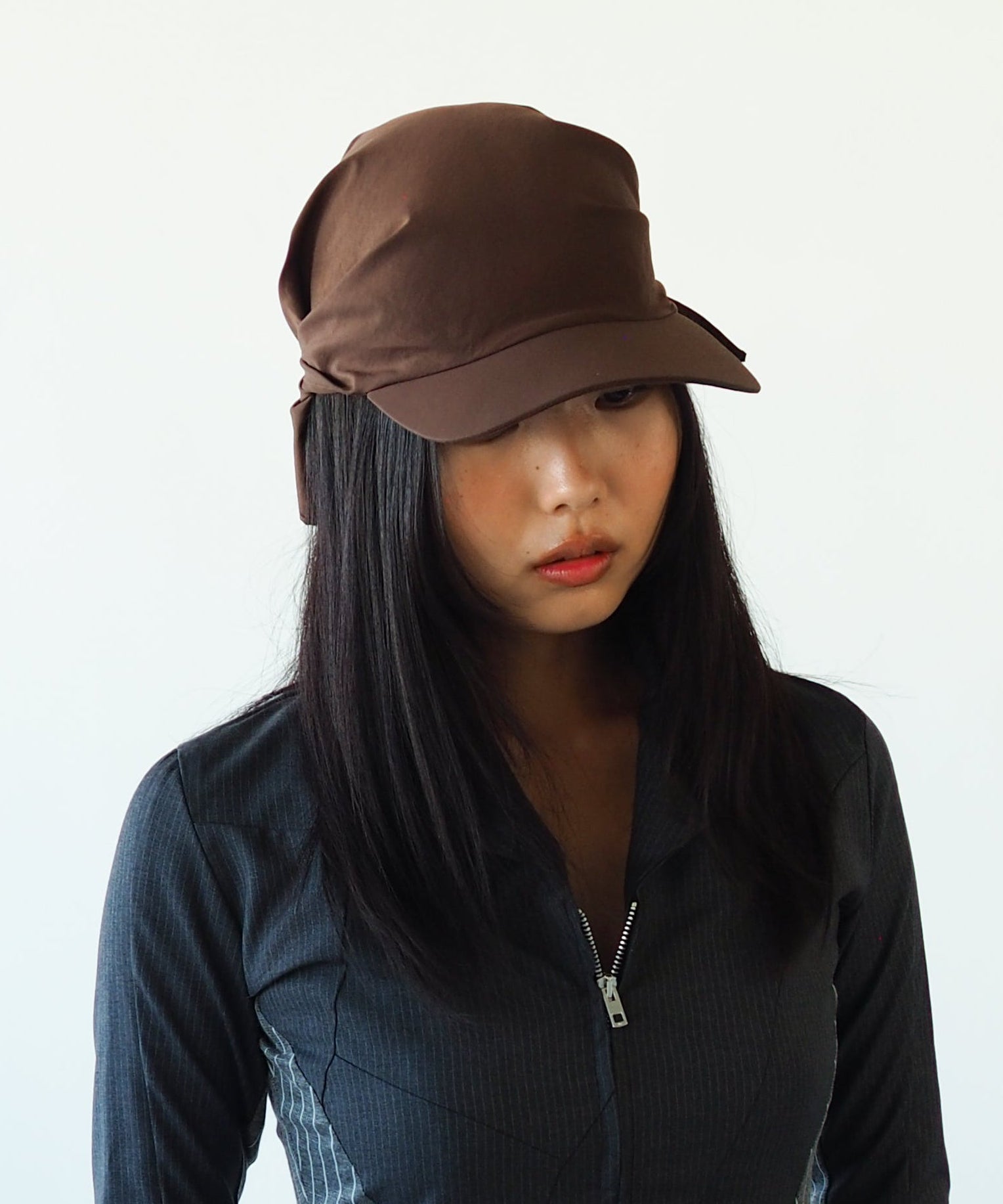 Brim Scarf in Brown - CLYDE