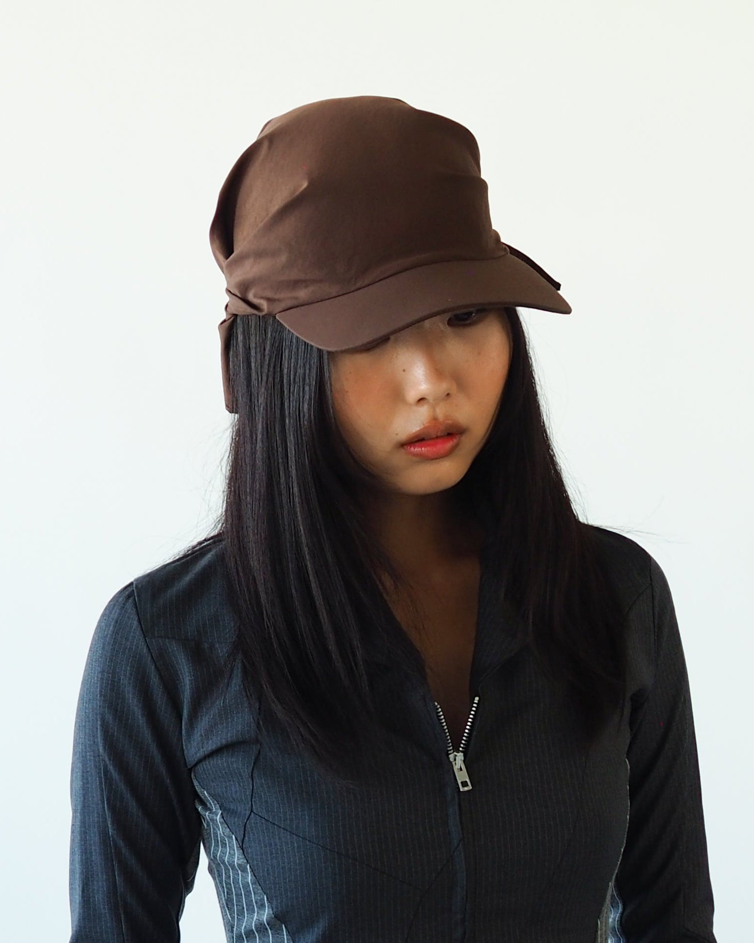 Brim Scarf in Brown - CLYDE