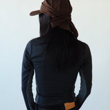 Brim Scarf in Brown - CLYDE
