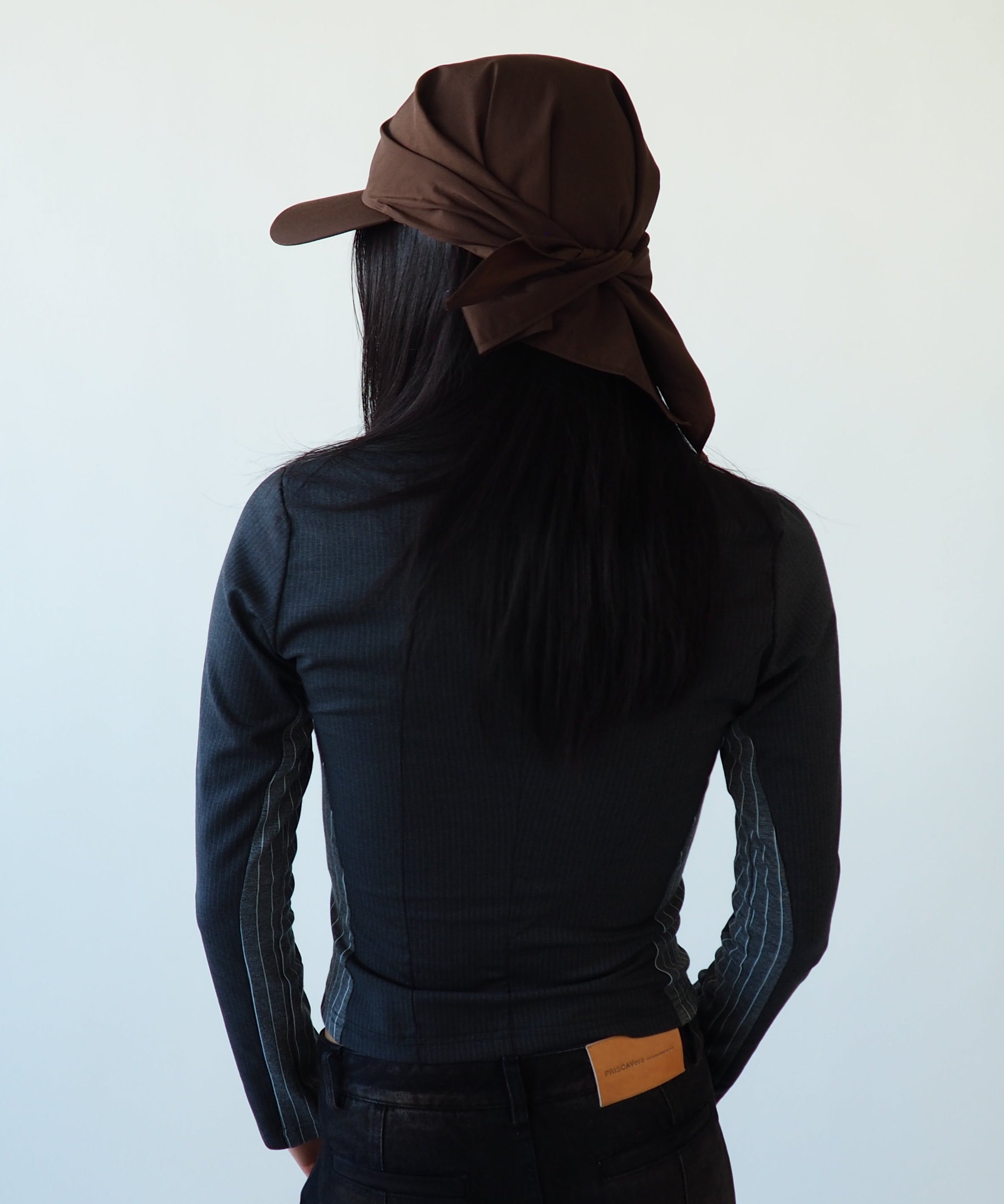 Brim Scarf in Brown - CLYDE
