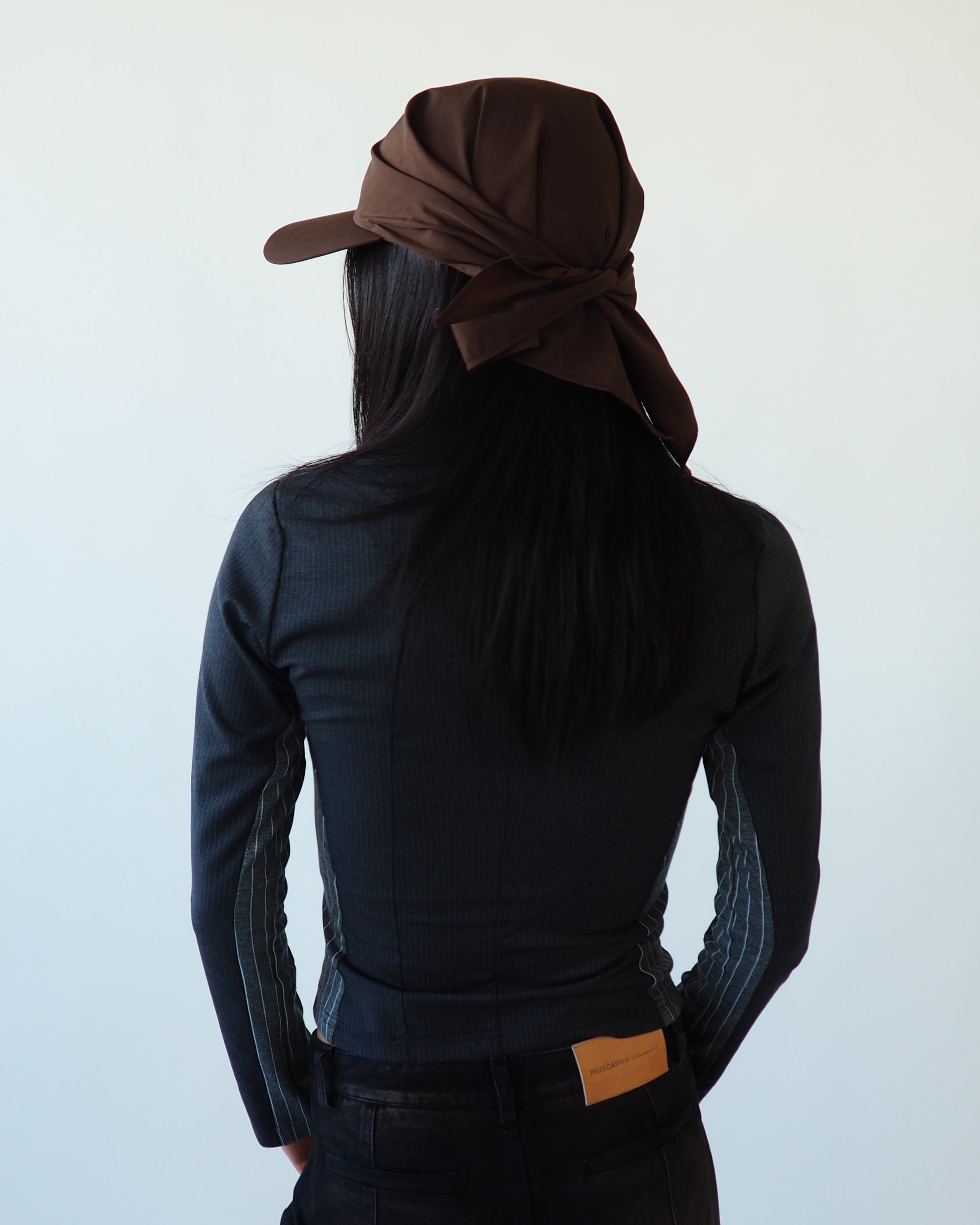 Brim Scarf in Brown - CLYDE