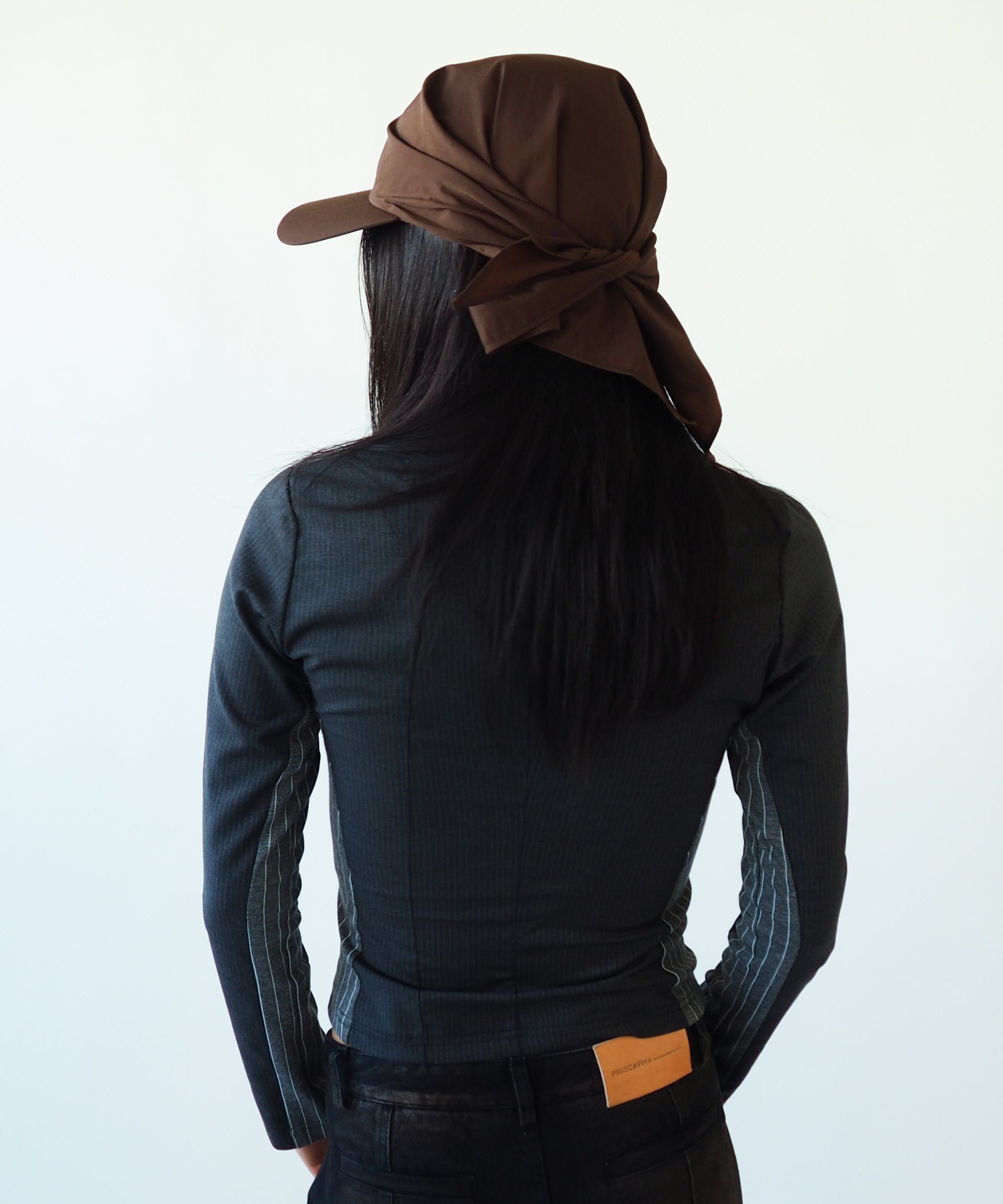 Brim Scarf in Brown - CLYDE