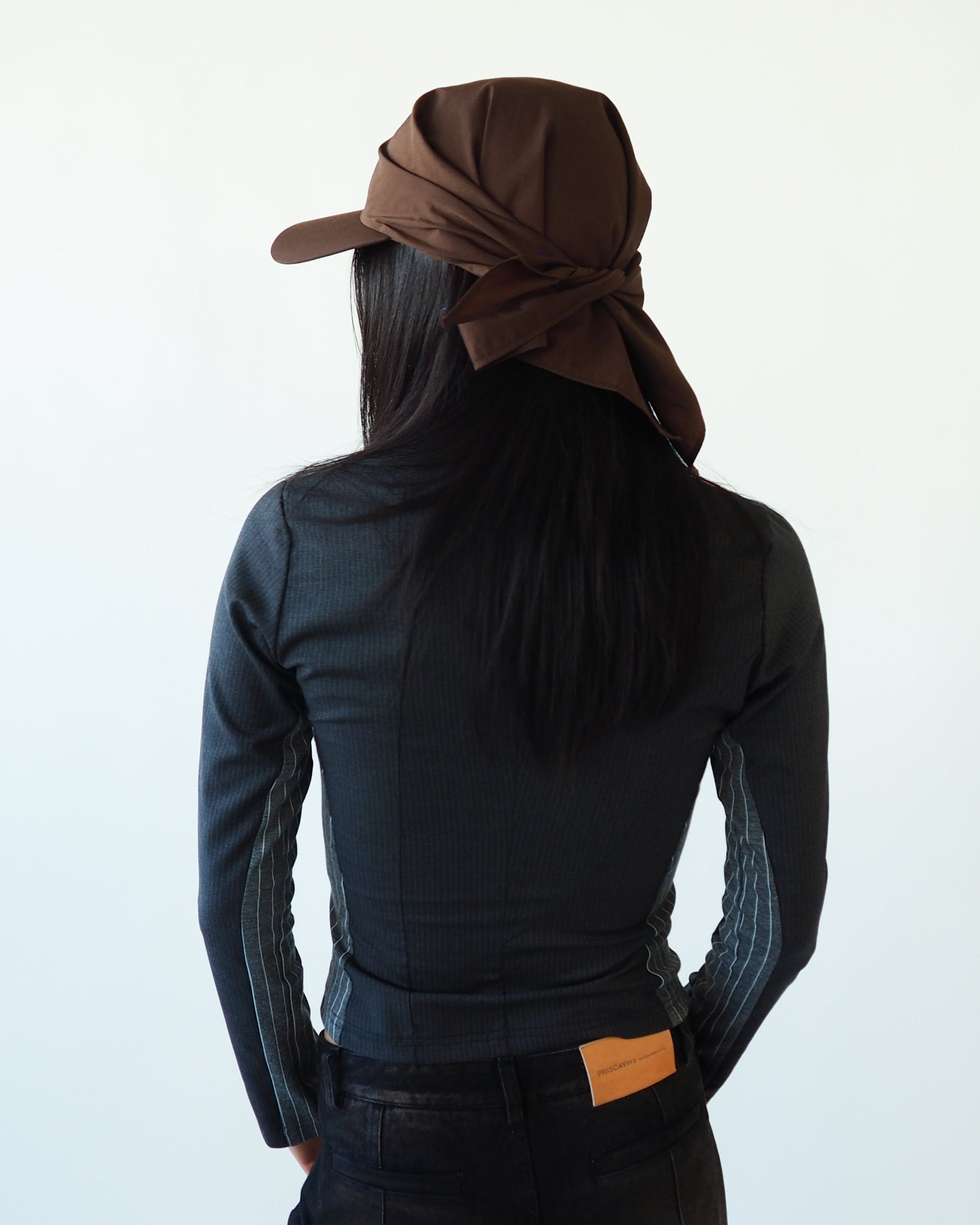 Brim Scarf in Brown - CLYDE