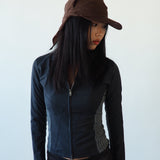Brim Scarf in Brown - CLYDE