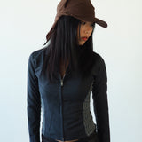 Brim Scarf in Brown - CLYDE