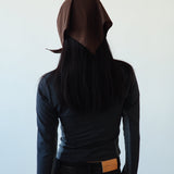 Brim Scarf in Brown - CLYDE