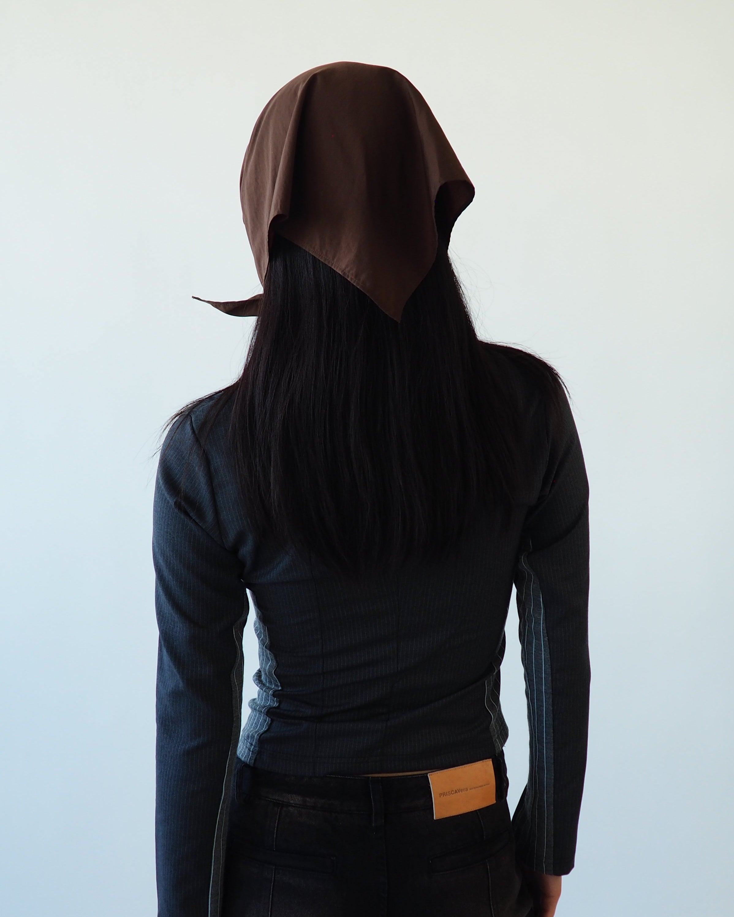 Brim Scarf in Brown - CLYDE