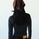 Brim Scarf in Brown - CLYDE