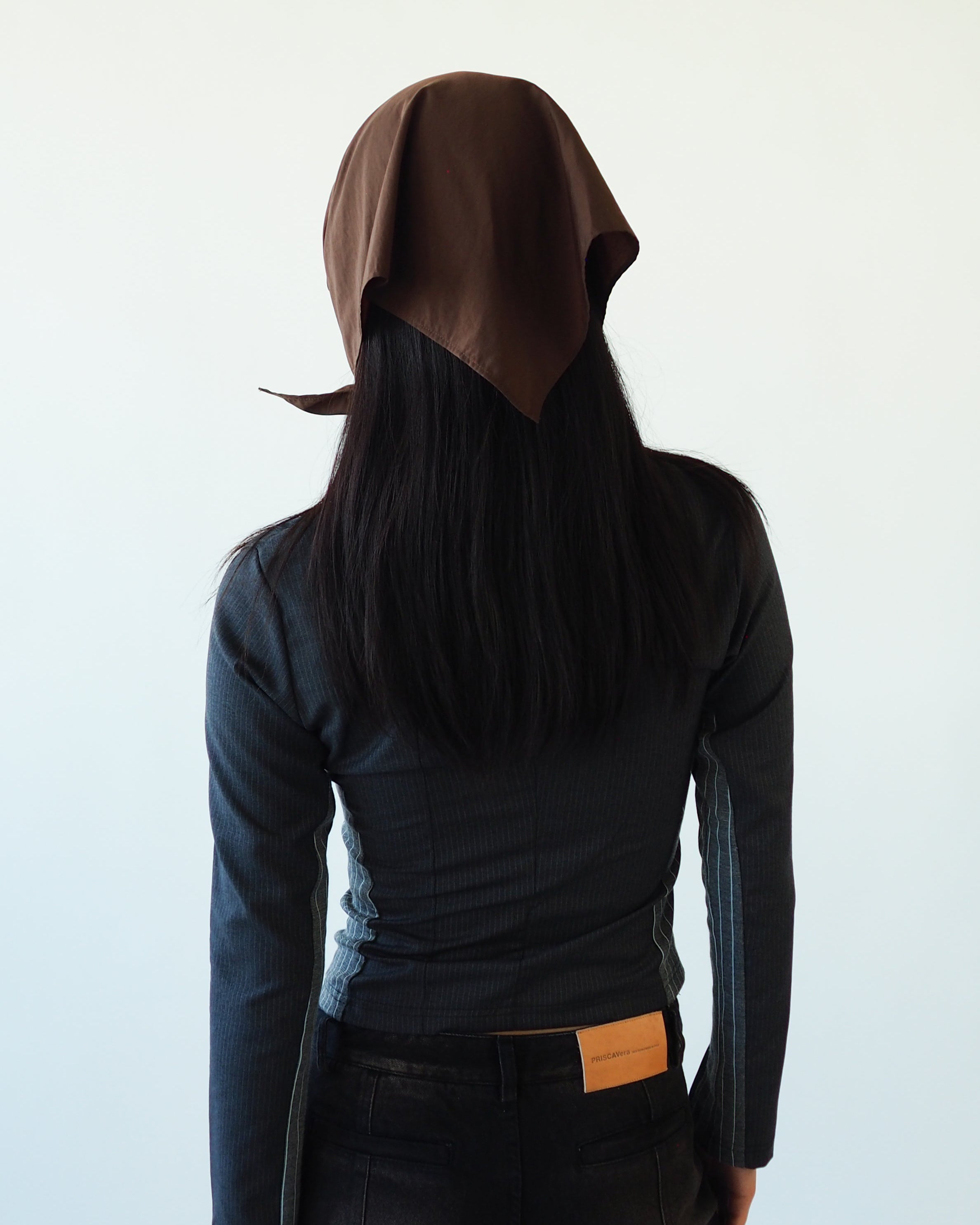 Brim Scarf in Brown - CLYDE