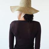 Caro Hat w. Neck Shade in Seagrass - CLYDE