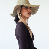 Caro Hat w. Neck Shade in Seagrass - CLYDE