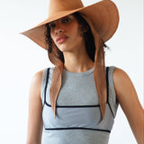 Caro Hat in Umber Brown w. Neck Shade - CLYDE