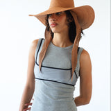 Caro Hat in Umber Brown w. Neck Shade - CLYDE
