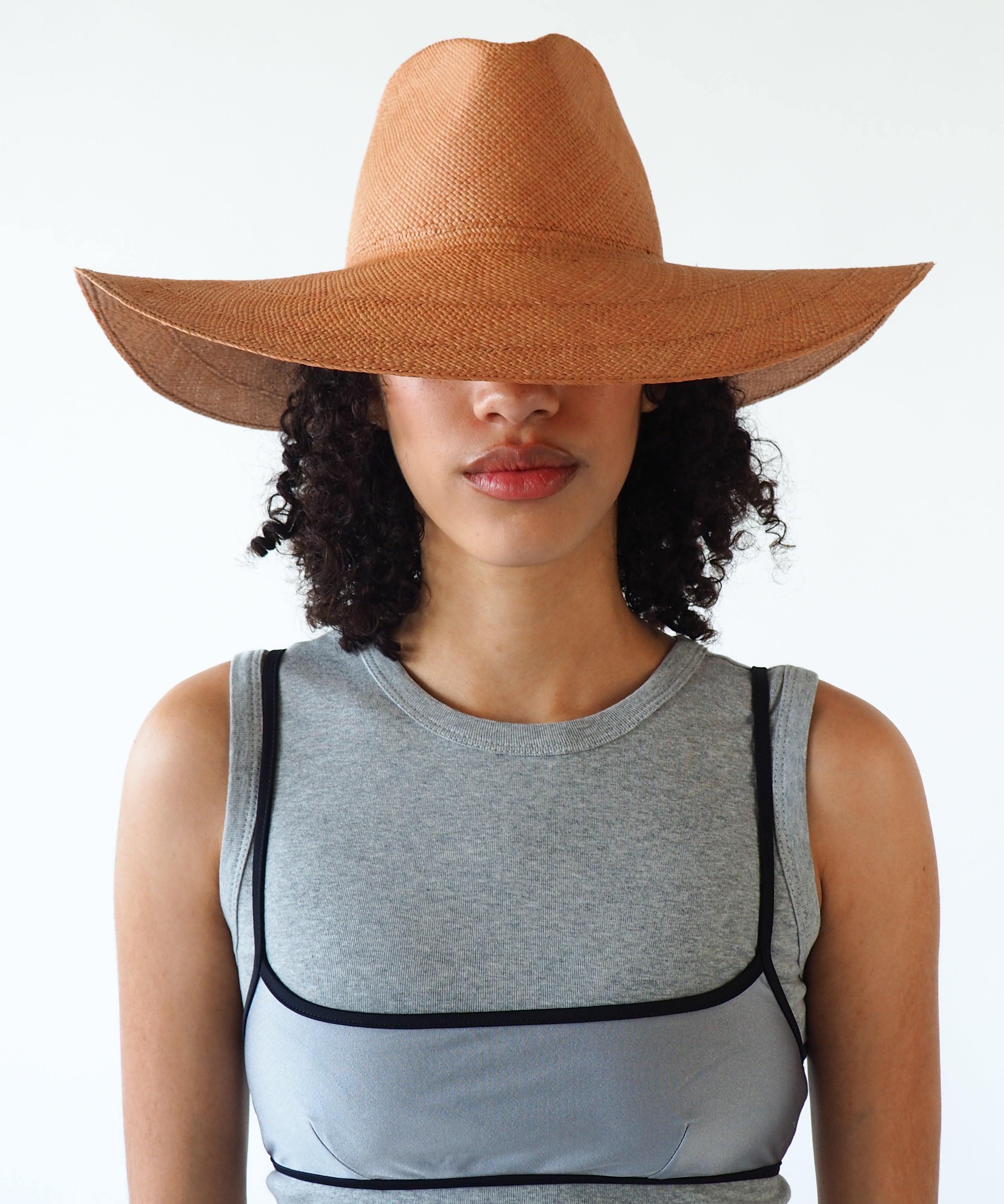 Caro Hat in Umber Brown - CLYDE