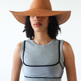 Caro Hat in Umber Brown - CLYDE
