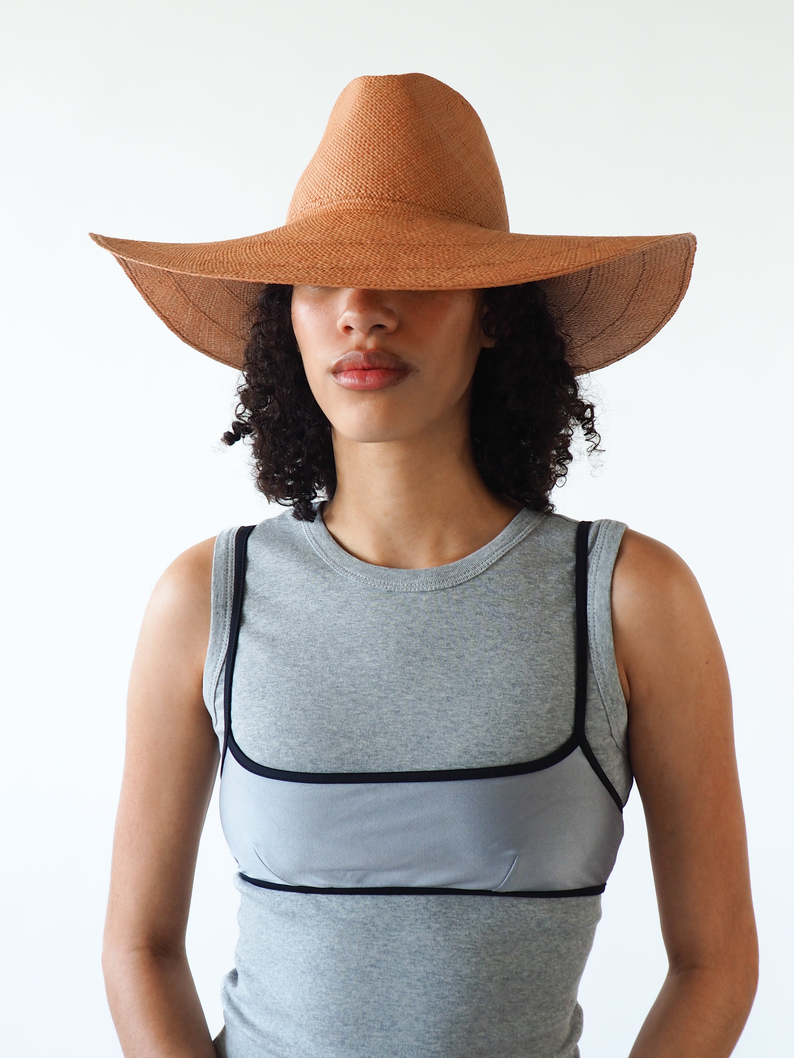 Caro Hat in Umber Brown - CLYDE