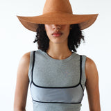 Caro Hat in Umber Brown - CLYDE
