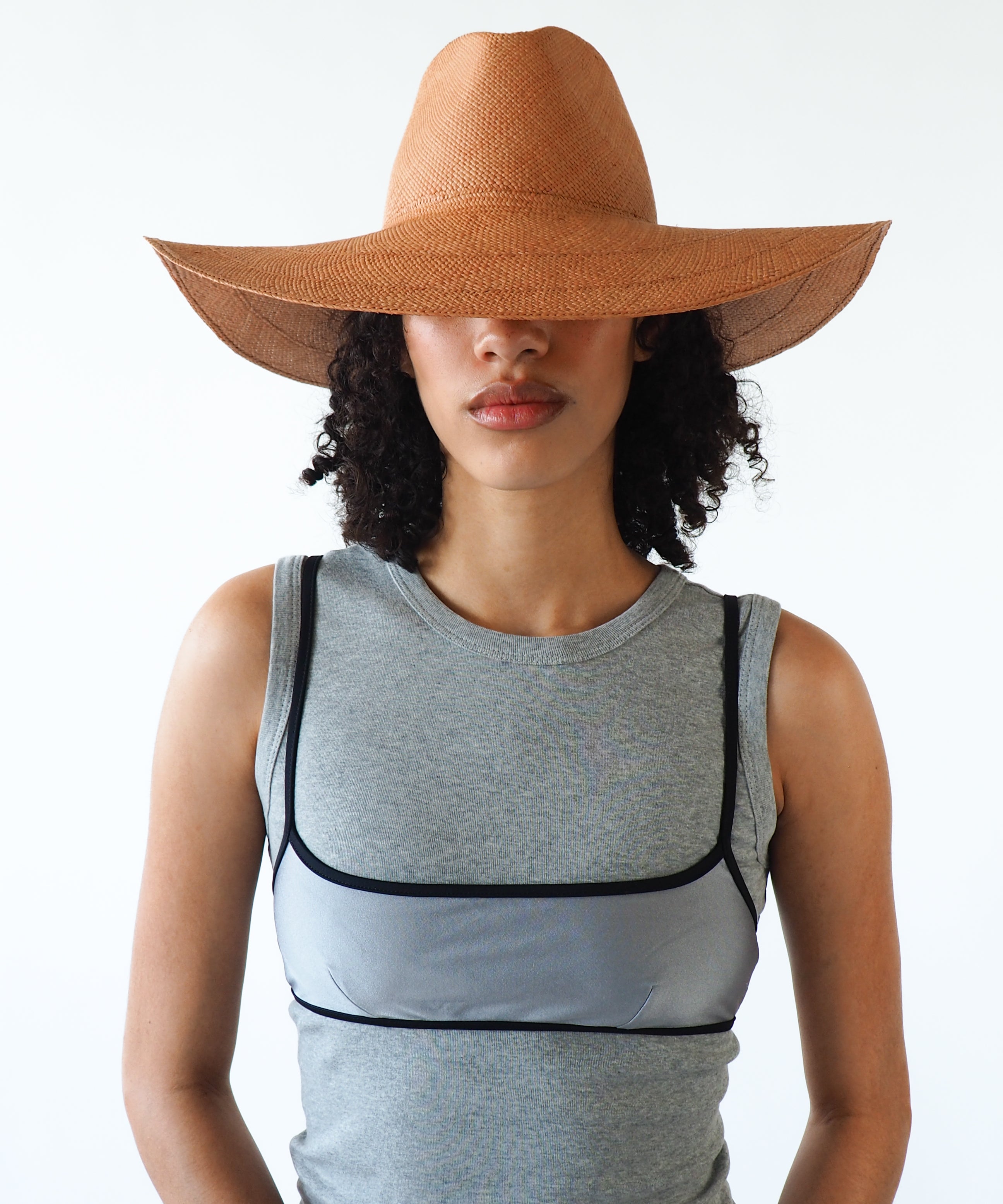 Caro Hat in Umber Brown - CLYDE