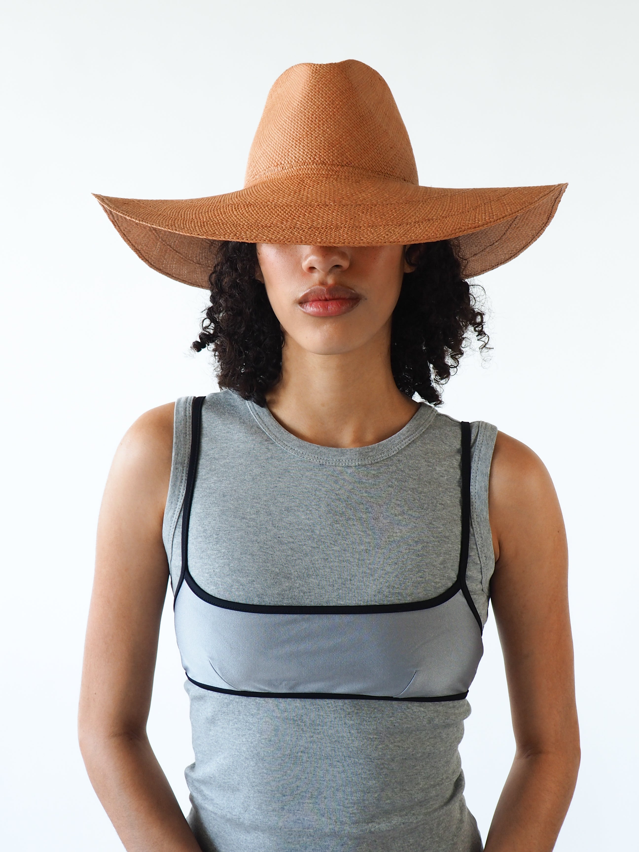 Caro Hat in Umber Brown - CLYDE