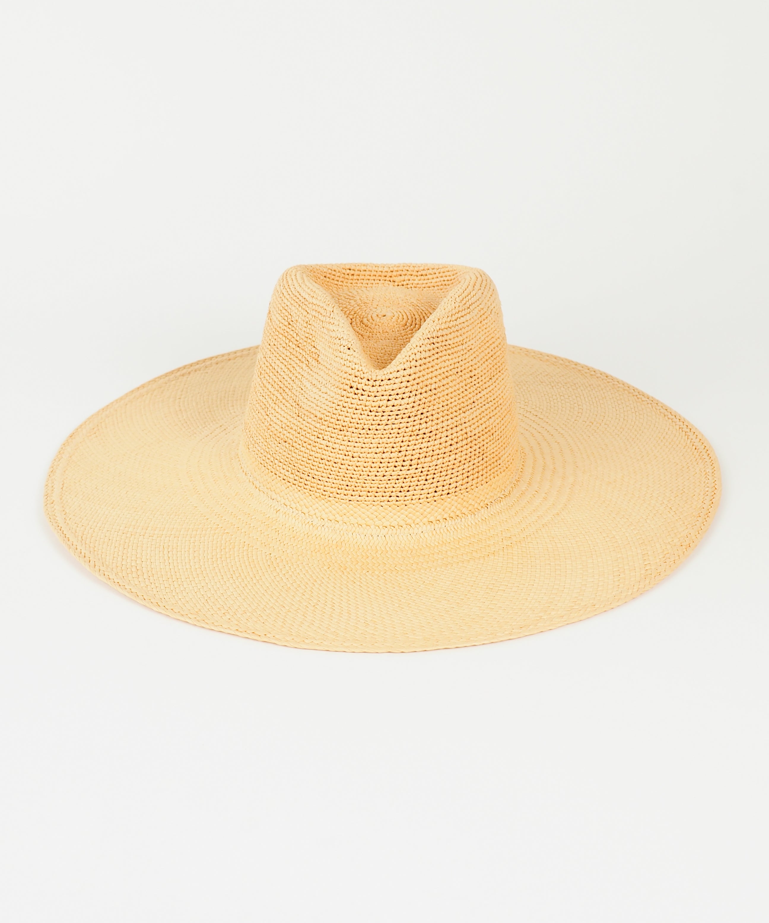 Caro Hat in Crochet Top Ochre - CLYDE