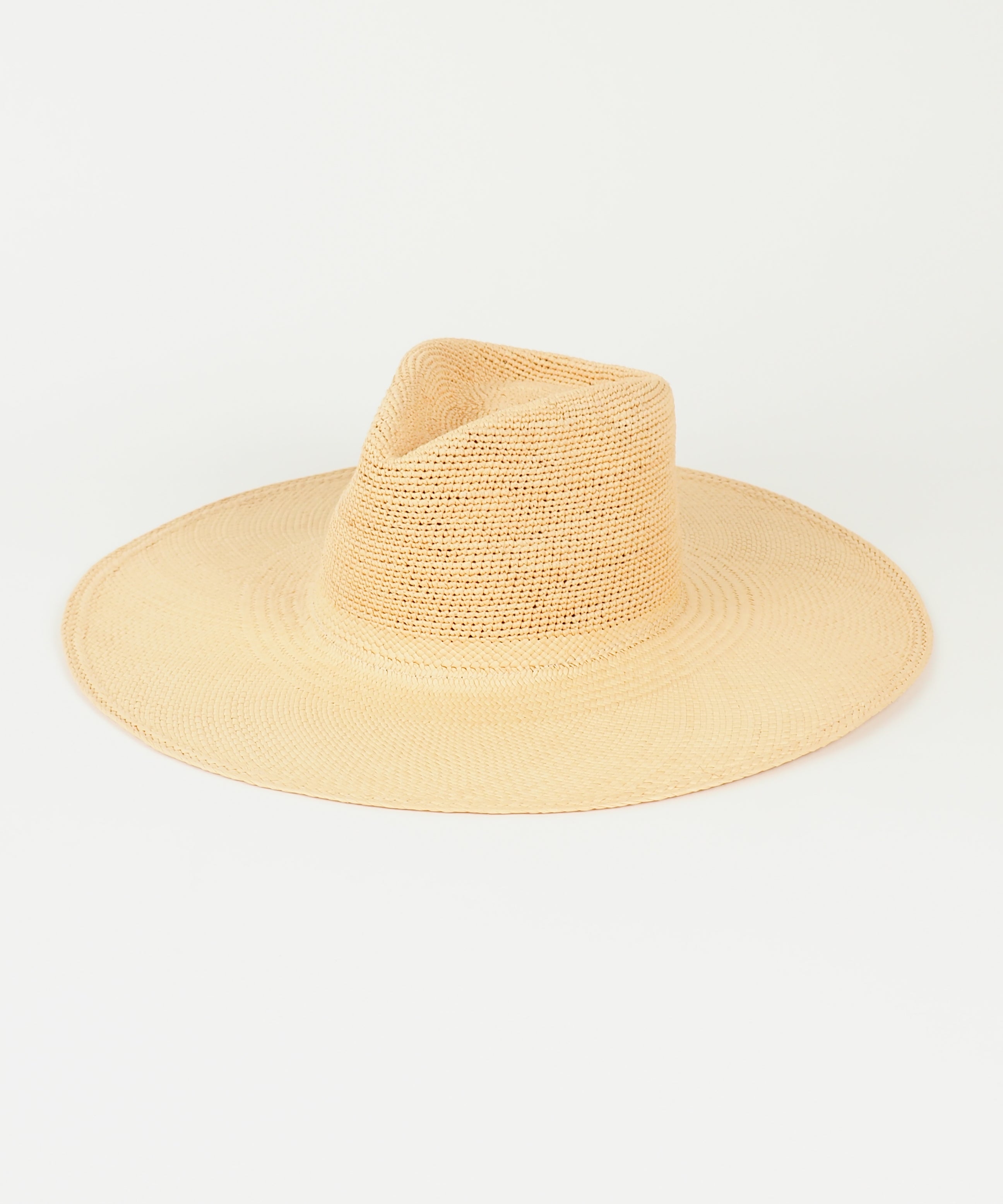 Caro Hat in Crochet Top Ochre - CLYDE