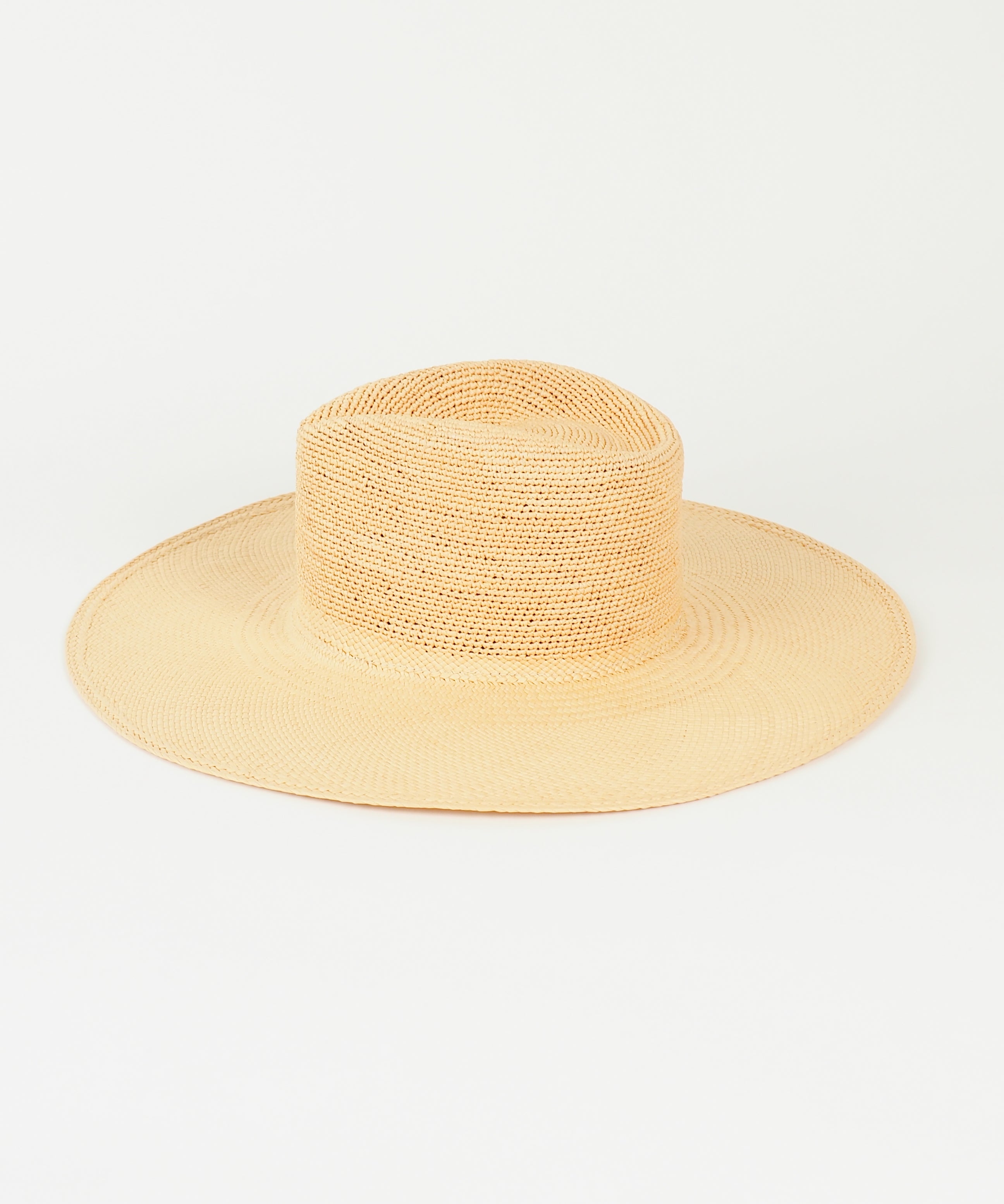 Caro Hat in Crochet Top Ochre - CLYDE
