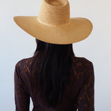 Caro Hat in Crochet Top Ochre