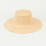 Cielo Hat in Tan Toquilla Straw - CLYDE