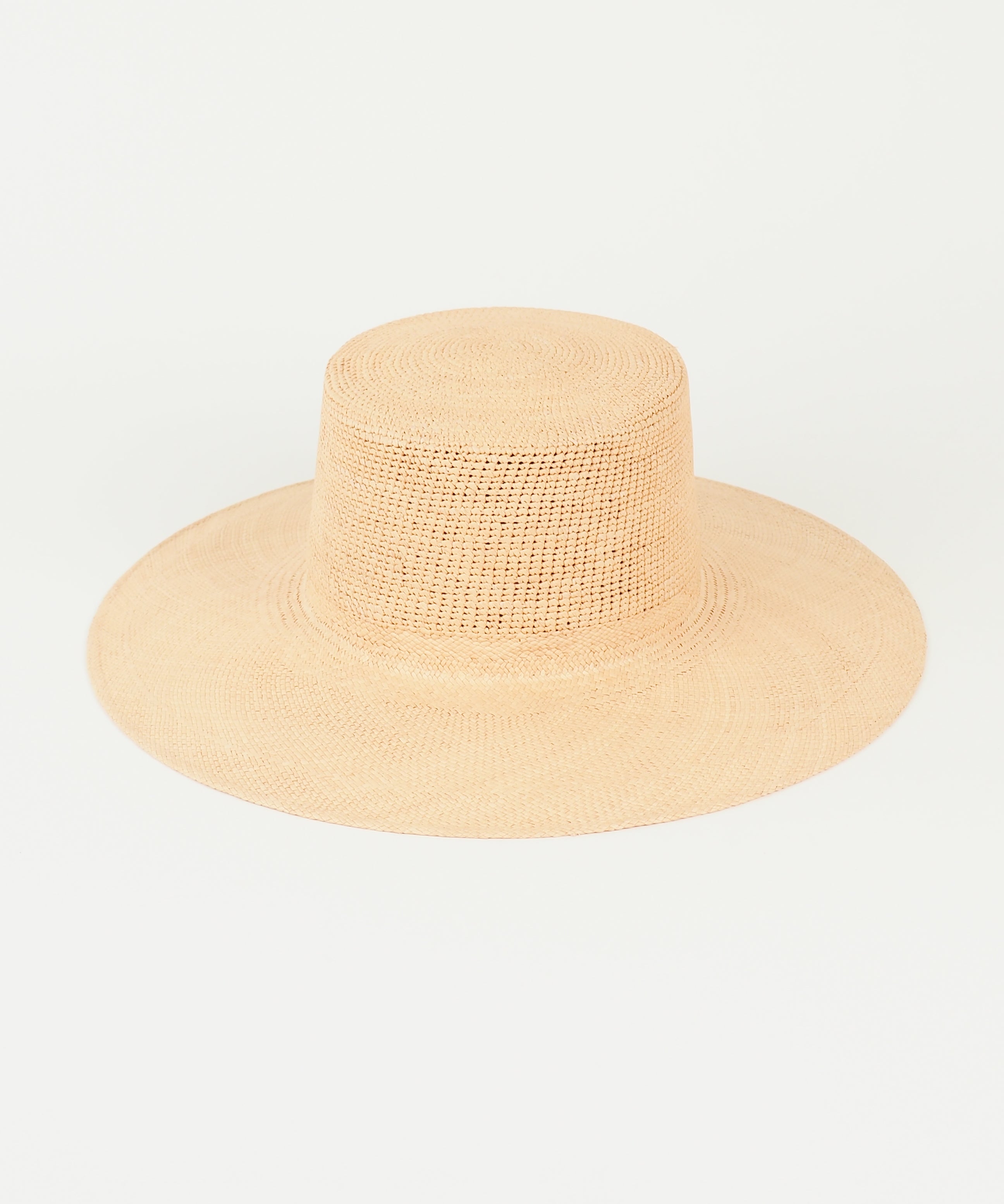 Cielo Hat in Tan Toquilla Straw - CLYDE