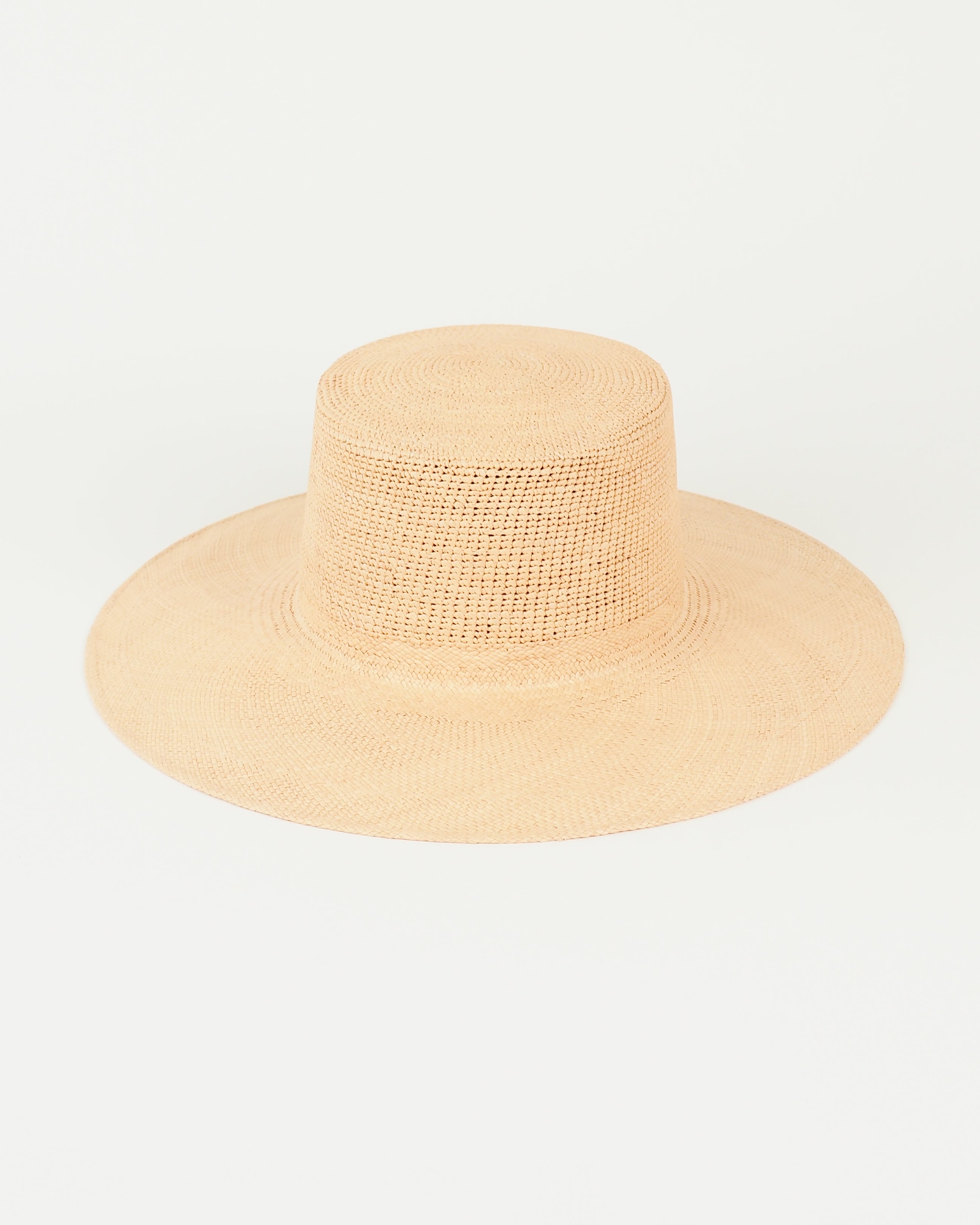 Cielo Hat in Tan Toquilla Straw - CLYDE