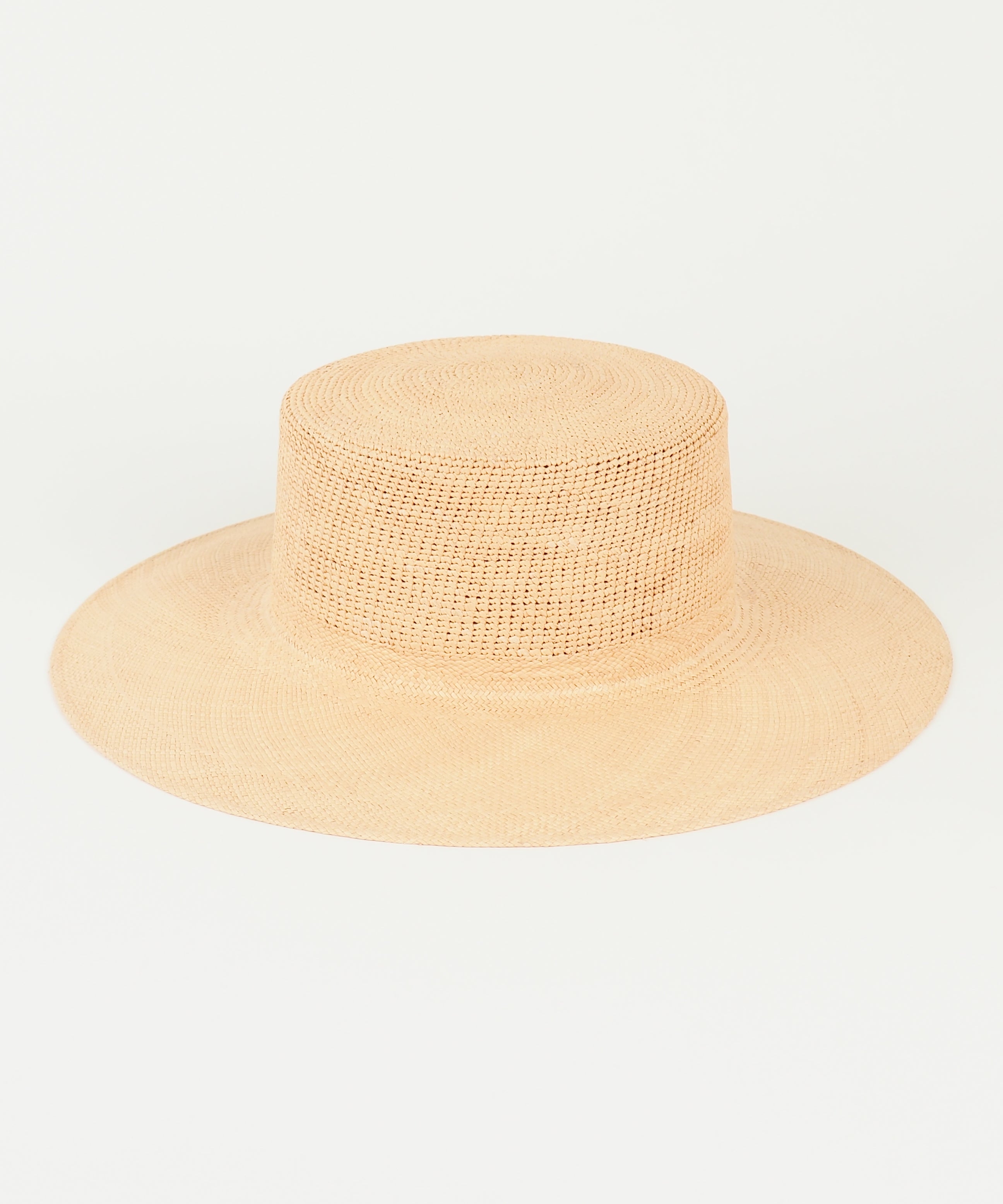 Cielo Hat in Tan Toquilla Straw - CLYDE
