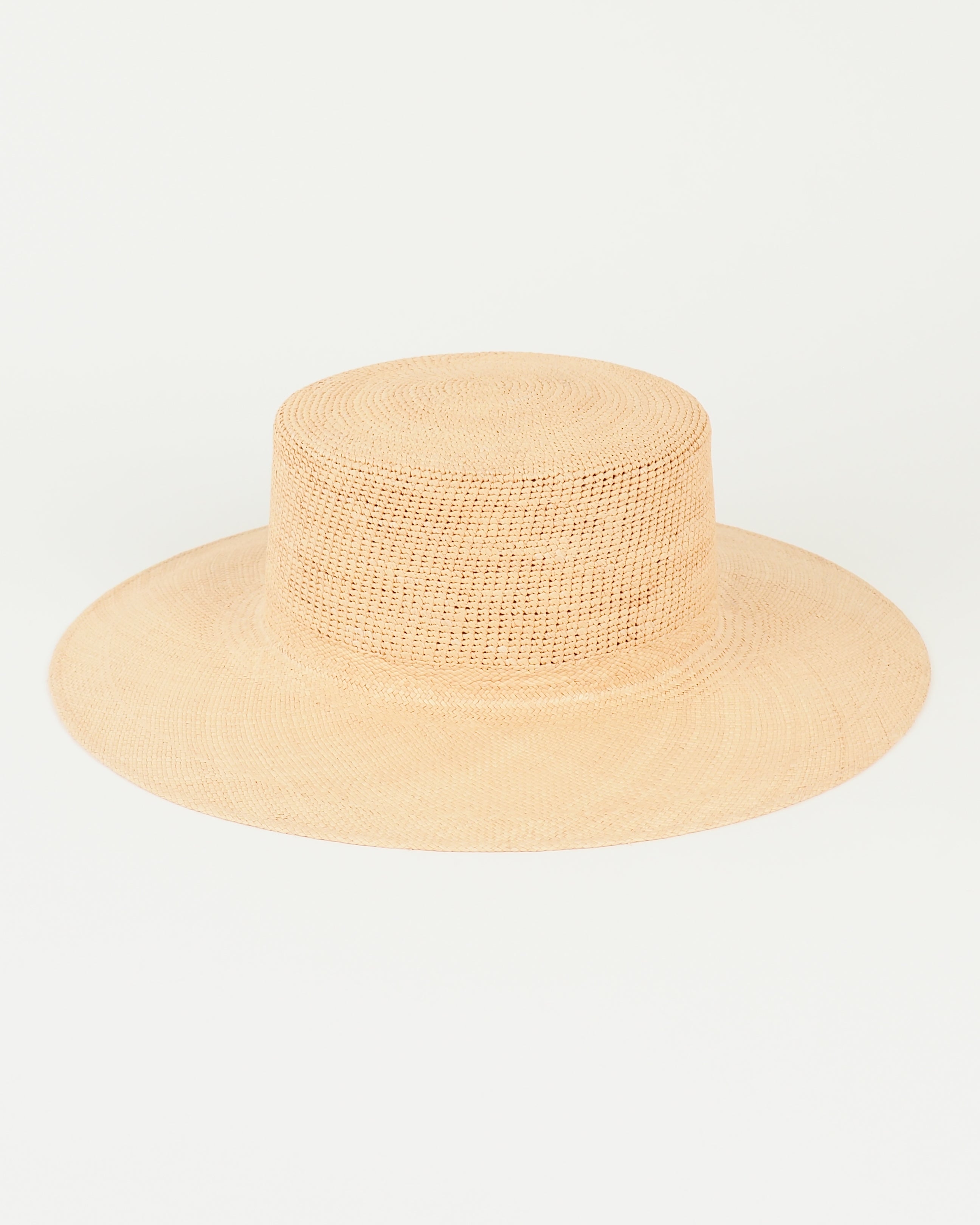 Cielo Hat in Tan Toquilla Straw - CLYDE