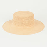 Cielo Hat w. Shade in Tan Toquilla Straw - CLYDE