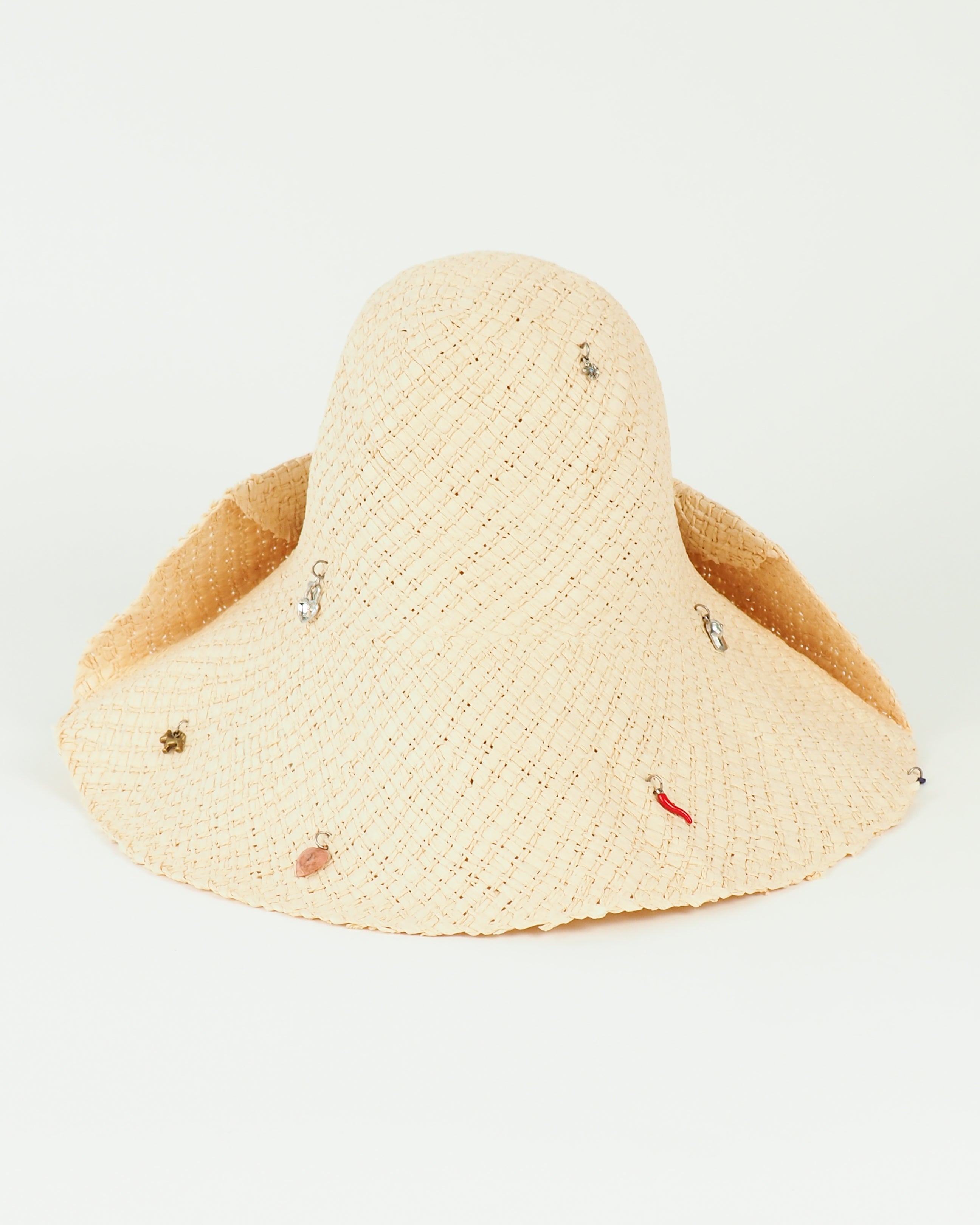 Charm Hat in Cream Toyo Straw - CLYDE