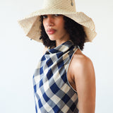 Charm Hat in Cream Toyo Straw - CLYDE