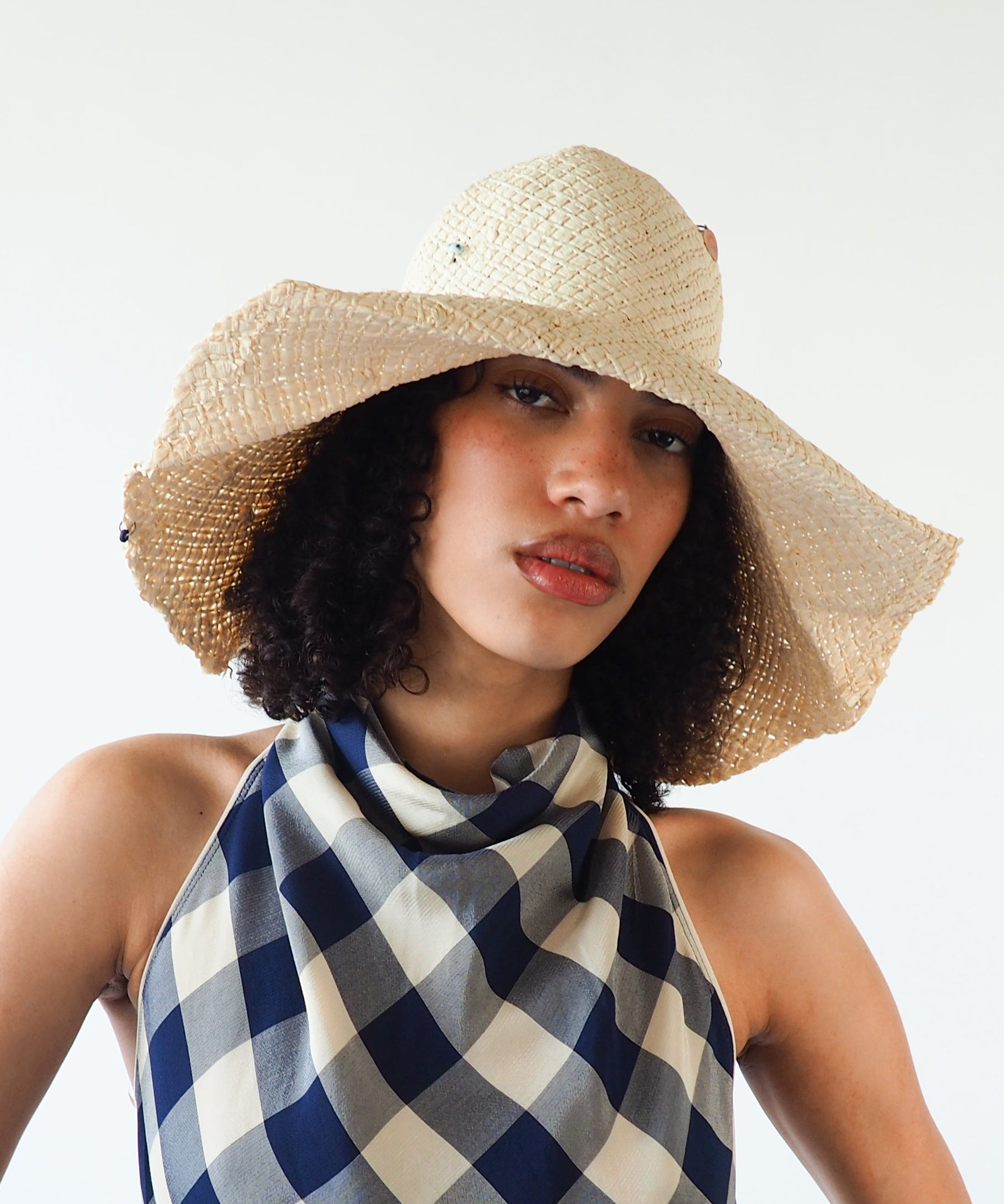 Charm Hat in Cream Toyo Straw - CLYDE