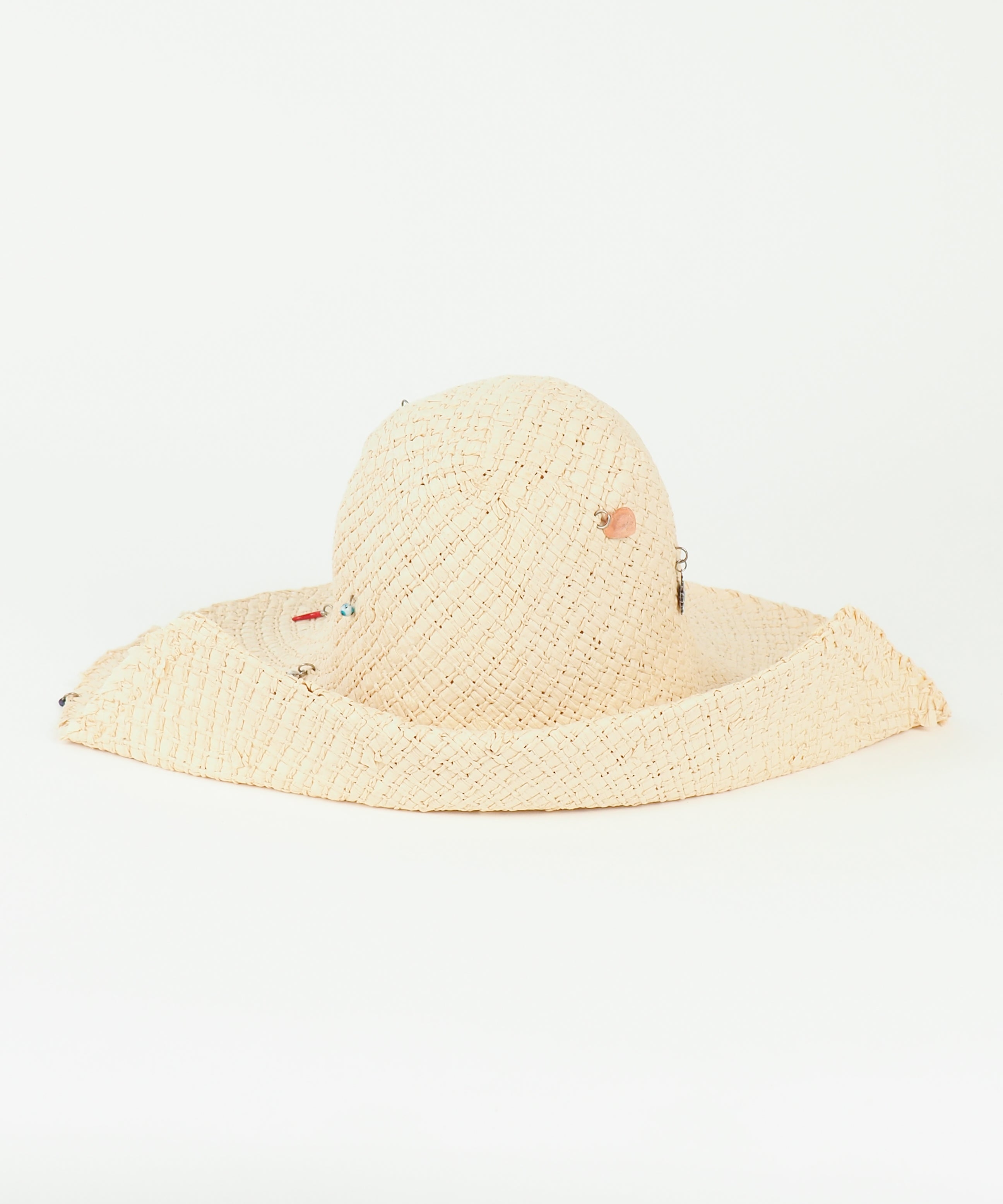 Charm Hat in Cream Toyo Straw - CLYDE