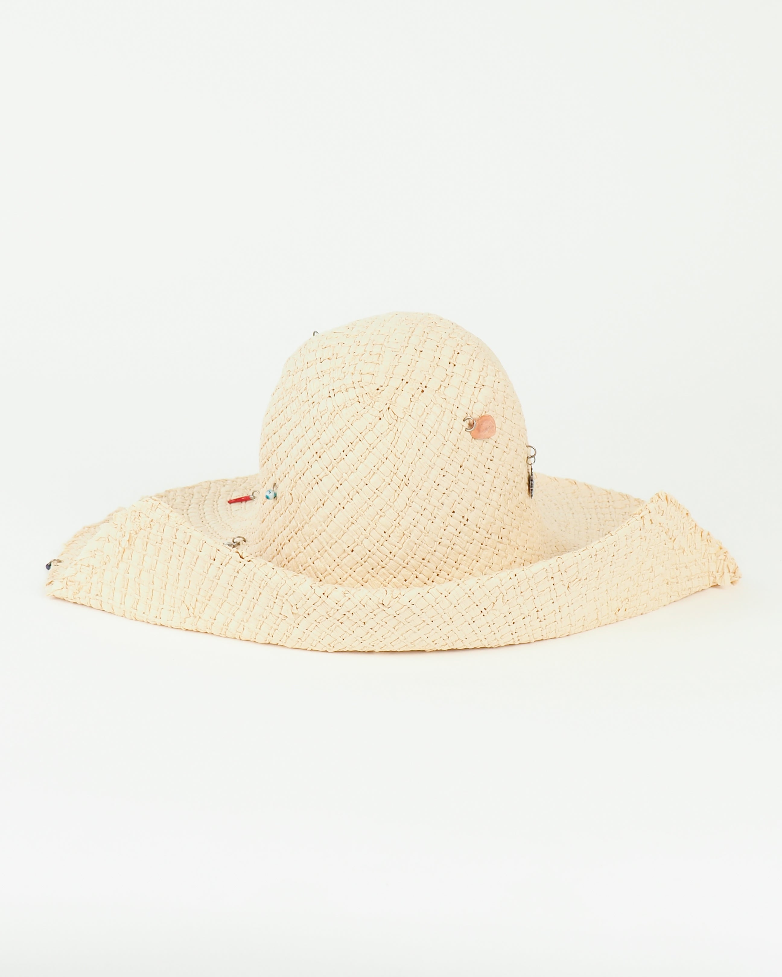 Charm Hat in Cream Toyo Straw - CLYDE
